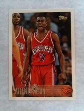 1996-97 Topps Basketball Allen Iverson #171 Rookie RC HOF picture