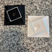 Vintage Valentino Garavani Small Plates Black & White Dinnerware picture