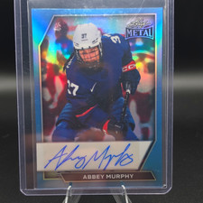 Leaf Metal Abbey Murphy Auto NCAA Ice Hockey BA-AM1 Serial Numbered /8 2022 picture