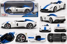 Maisto 1:18 Ferrari Monza SP1 Diecast Car Special Edition NIB White picture