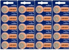 20  Murata (Formerly Sony) CR1620 DL1620 3V Coin Lithium Battery  EXP 2035 picture