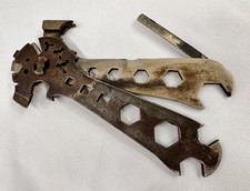 Scarce Vintage HERKULES Hercules Combination Multi Tool Hammer Axe Wrench LOOK picture