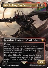 MTG LTC *FOIL* M Witch-king, Sky Scourge (Borderless) #511 NM picture