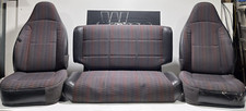 97-02 Jeep TJ Wrangler Agate Aztec Front Driver Passenger Seats Rear Seat Set CC picture