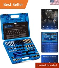 OMT 49 PCS Thread Chaser Set, UNC UNF and Metric Thread Repair Kit picture