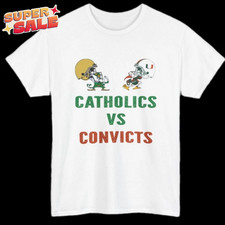 C021 - Catholics vs Convicts shirt Vintage 1988 T Shirt - HOT ITEM / Last sale@@ picture