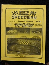 Vintage 1990 Santa Maria Speedway Program, Dirt Cars, Hobby Stocks picture