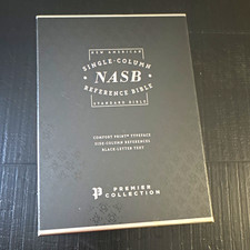 Zondervan NASB Premier Collection Reference Bible Black Letter Comfort Print picture