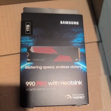Samsung 990 Pro 1TB - 2280 M.2 NVMe PCIe 4.0 SSD w/ Heatsink - New SEALED picture