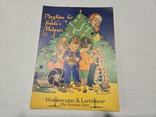 1932 WOODWARD & LOTHROP DC THE CHRISTMAS STORE PLAYTIME FOR SANTA'S HELPERS BOOK picture