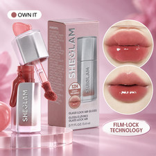 SHEGLAM | GLASS LOCK Air Transfer-resistant Rosy Brown Lip Gloss ~ OWN IT picture