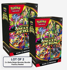 Pokémon TCG Delta Reign Booster Bundle Lot of 2 Factory Sealed PRESALE picture