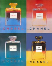 ANDY WARHOL CHANEL  N5 ORIGINAL SET OF 4 POSTERS 22 x 29 inches each picture