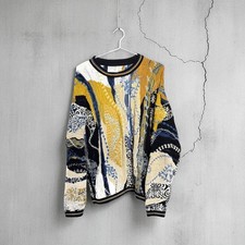 Coogi Australia Colored knit B.I.G Notorius sweaters size M very rare picture