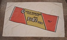 Vintage 1970s Jolly Rancher Candy Fire Stix Promotional Beach Towel 34.5