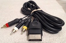 Microsoft OEM Original Xbox Standard AV Cable Very Good Xbox Original 1Z picture