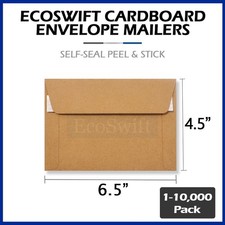 eBay Standard Envelope 6.5x4.5 Photo Cardboard Mailer 50 100 250 500 1000 Bulk picture