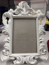White Wood Gothic Picture Frame Victorian Baroque Ornate Shabby Chic Vintage picture