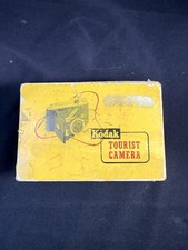 Vintage Kodak Tourist Folding Camera With Original Box And Booklet Untested picture