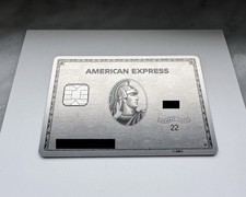American Express Platinum Metal Card. Authentic. Collectible. picture