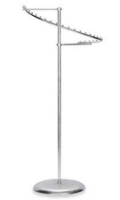 NEW CHROME 29 BALL SPIRAL GARMENT CLOTHING RACK 