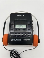 Sony Walkman WM-F2081 AM/FM Cassette Player - New Belt - Reconditioned picture