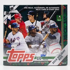 2019 Topps Holiday Mega Box Factory Sealed Unopened Baseball Cards Ohtani Cup picture