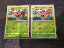 MISCUT Pokemon Paras Reverse Foil Pair Error Black Dot picture