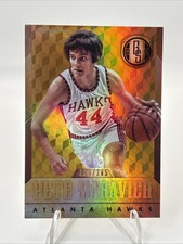 2014-15 Panini Gold Standard Pistol Pete Maravich /285 #179 Hawks picture
