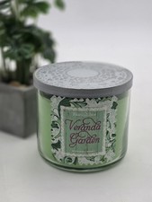 Bath & Body Works White Barn VERANDA GARDEN Candle 14.5 oz picture
