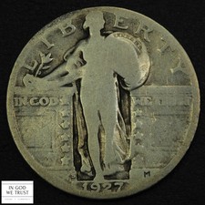 1927 S Standing Liberty Silver Quarter 25C (Key Date) picture