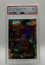 1998 Topps Gold Label #GL1 Michael Jordan Chicago Bulls HOF PSA 9 MINT picture