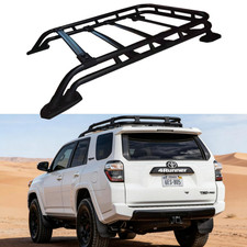 Black Adjustable Roof Rack Cargo Basket w/Bolts For Toyota 4Runner 2010-2024 23 picture