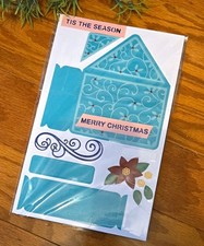 Spellbinders 3D Poinsettia Surprise Envelope Card Kit Christmas DOMARPC-0016 picture
