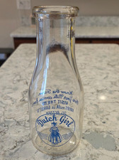 Antique Vintage Krebs Milk Bottle Dutch Girl 1 Pint 1914 ? VERY RARE picture
