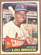 1965 Topps Baseball #540 Lou Brock St Louis Cardinals picture