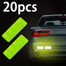 20pcs High Visibility Reflective Tape, Waterproof, Nighttime Visibility Decals picture