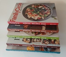 Family Circle Annual Recipes 2016-2019 & Taste of Home 2020 Cookbook Set LOT 5 picture