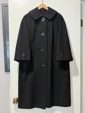 Vintage 1950s Couture Americana 100% Cashmere Swing Coat picture