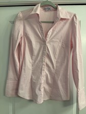 Express Design Studio Women’s Button Up Light Pink Size: M (2008) picture