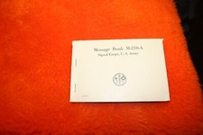 lot of (5) NOS Unissued WWII Signal Corps M-210 message book 1943 mint picture