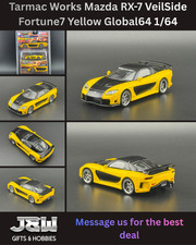 Tarmac Works (JDM) Mazda RX-7 VeilSide Fortune7 Yellow Global64 1/64 picture