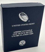 2020 W Uncirculated Silver American Eagle w/COA & OGP picture