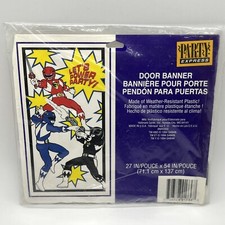 1994 Vtg Saban Power Rangers Door Banner 54x27