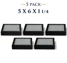 5 Pack of 5 x 6 x 1 1/4 Riker Display Cases Boxes for Arrowheads, Collectibles  picture