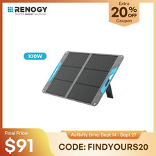 Renogy E.Flex-CORE 100W Portable Solar Panel Waterproof Camping Solar Charger picture