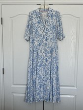 NWOT Lilly Pulitzer Larkyn Midi Shirtdress Resort White Tall Tales Size 6 picture