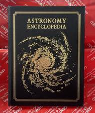 Astronomy Encyclopedia Leather Bound Collector's Ed. Sir Patrick Moore - Easton picture