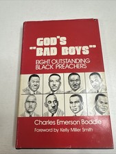 Charles Boddie Signed/ God's Bad Boys Eight Outstanding Black Preachers 1st ed picture