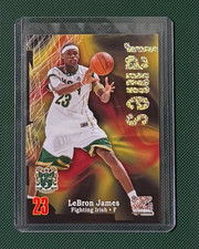 Fleer 2012-13 Retro LeBron James Z-Force Fighting Irish /399 picture